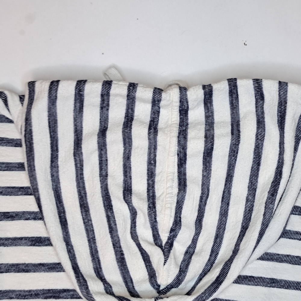 Old Navy Navy and White Striped Hoodie Zip Sweatshirt Size XXL $13 - Picture 9 of 9